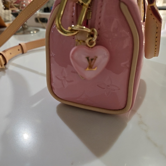 Louis Vuitton Pink Mini Bag with Gold Accents - Picture 5 of 7